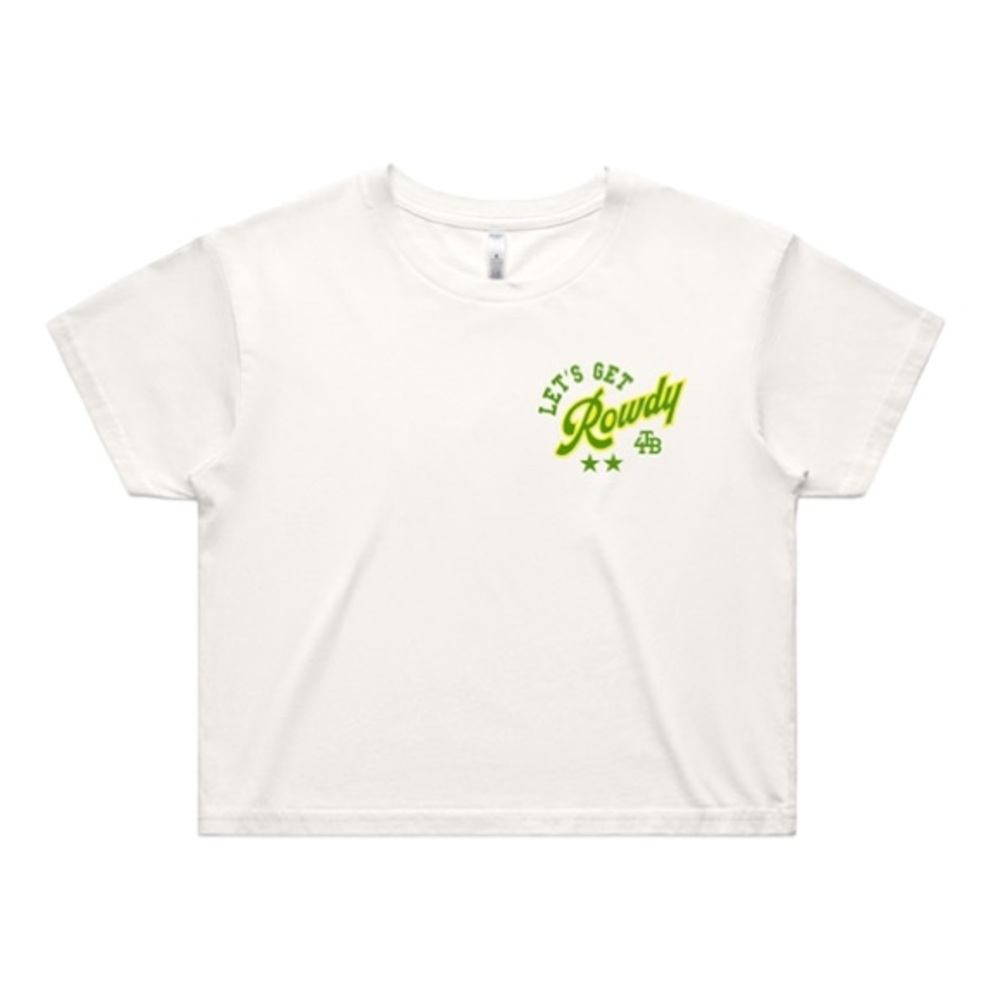 For The Bay Tampa Bay Rowdies Women’s Crop Tee NWOT